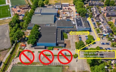 Actuele parkeersituatie Sportbedrijf Kaag en Braassem