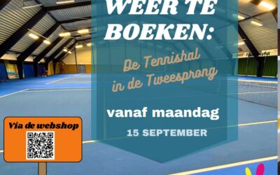 Tennishal Tweesprong weer te boeken