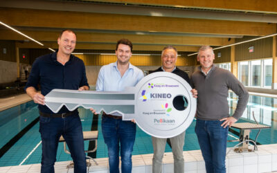 Sleuteloverdracht zwembad Kineo!